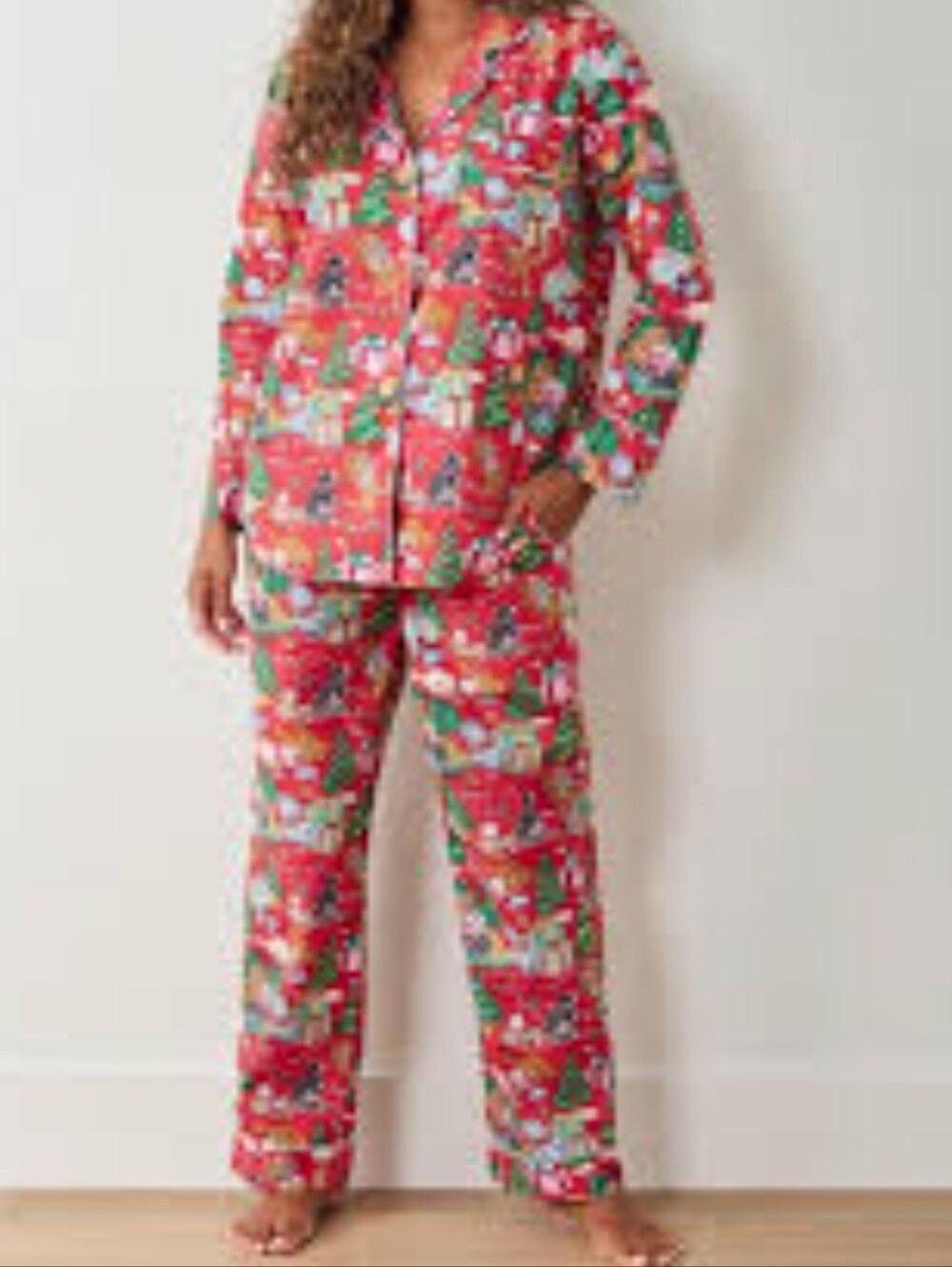 Printfresh pj set in Meowy Christmas 3xl